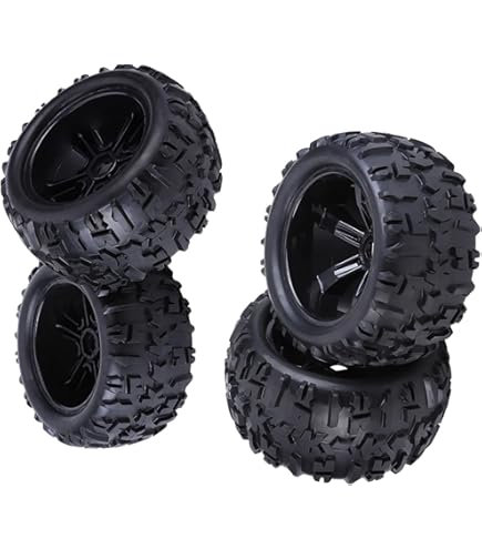 Amazon.co.jp: kxptso 155mm 1/8 トラックタイヤ ビードロックホイール